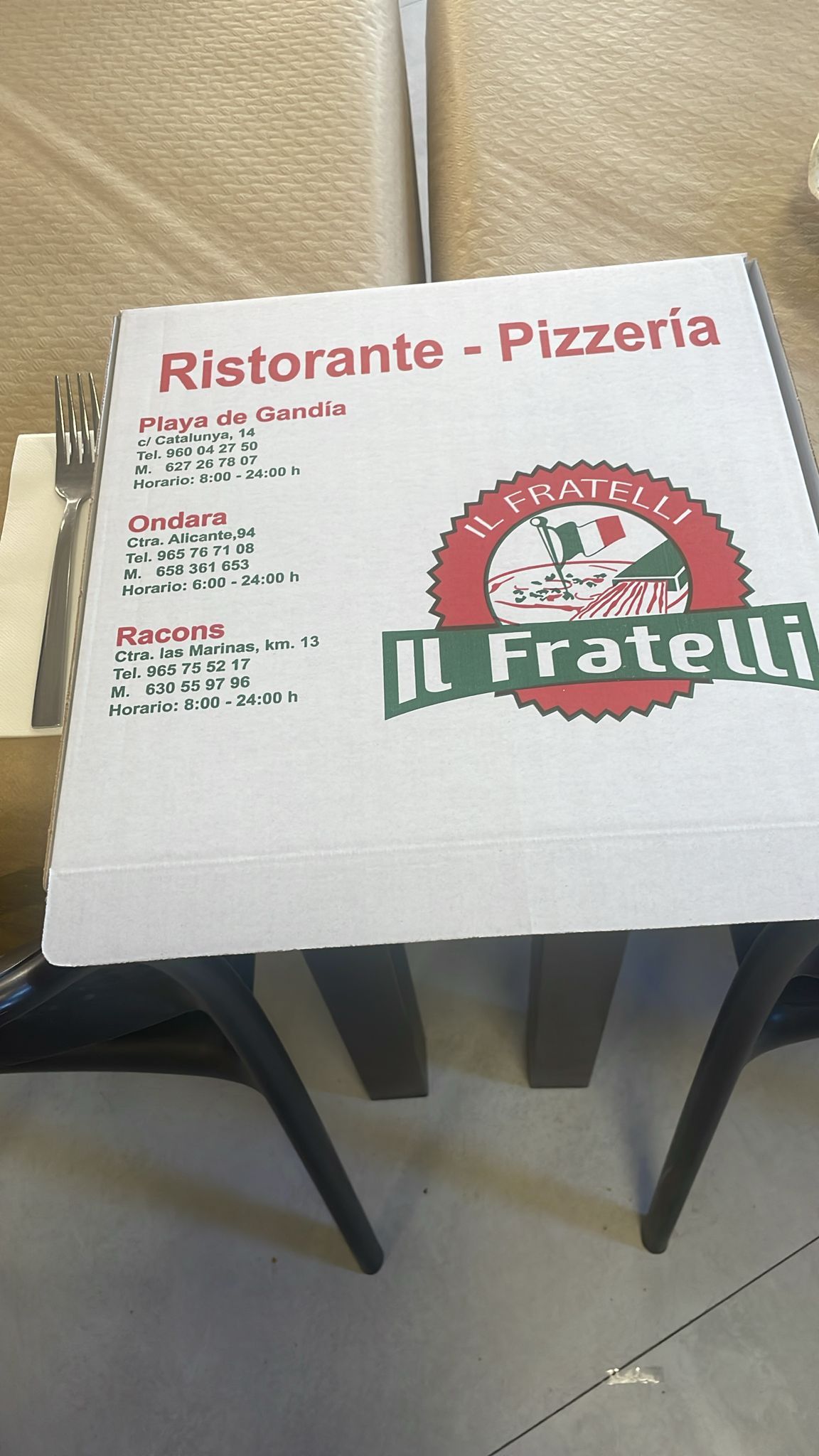 Caja de pizza